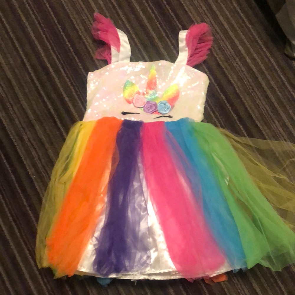 Girls unicorn dress